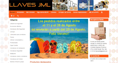 Desktop Screenshot of llavesjml.com